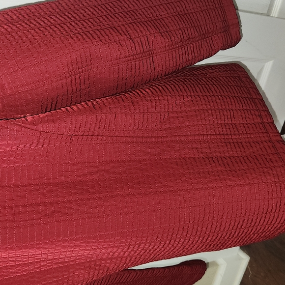 GALLERY WOMENS QUILTED JACKET DEEP RED COLOR SIZE S - Picture 7 of 12